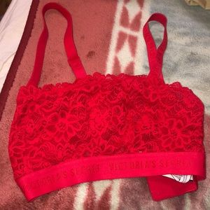 Victoria’s Secret Red Lacy Bralette